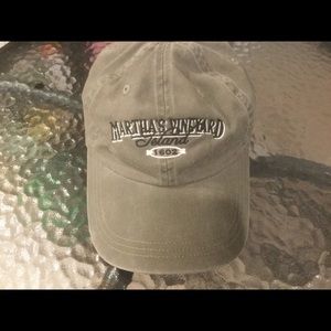 Vintage Martha’s Vineyard Island 1602 Classic Cut Cap,Green, Adjustable Headband